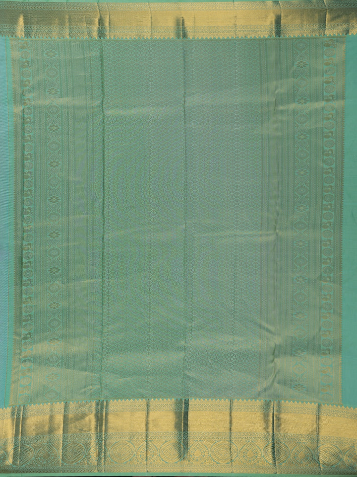 Pink Floral Woven Pure Kanchipuram Silk Saree - Diadem