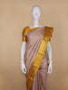 Pink Floral Woven Pure Kanchipuram Silk Saree - Diadem