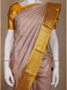 Pink Floral Woven Pure Kanchipuram Silk Saree - Diadem