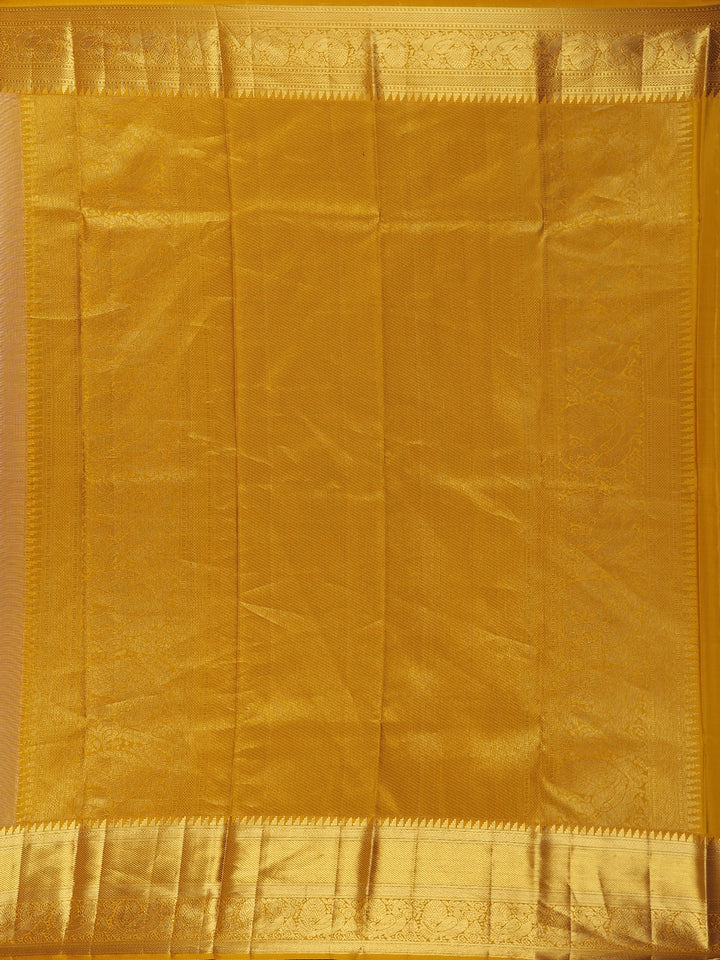 Pink Floral Woven Pure Kanchipuram Silk Saree - Diadem