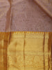 Pink Floral Woven Pure Kanchipuram Silk Saree - Diadem