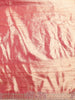 Pink & Gold Banarasi Silk Saree with Floral Woven Design and Designer Embellished Border