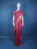 Pink Gold Zari Butta Organza Saree - Diadem