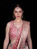 Pink Mirror Designed Banarasi Silk Bridesmaid Lehenga