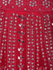 Pink Net Sequins And Floral Embroidery Bridesmaid Lehenga