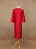 Pink Plain Cotton Rayon Kurti