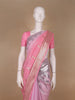 Pink Sequin Embellished Chiffon Saree - Diadem