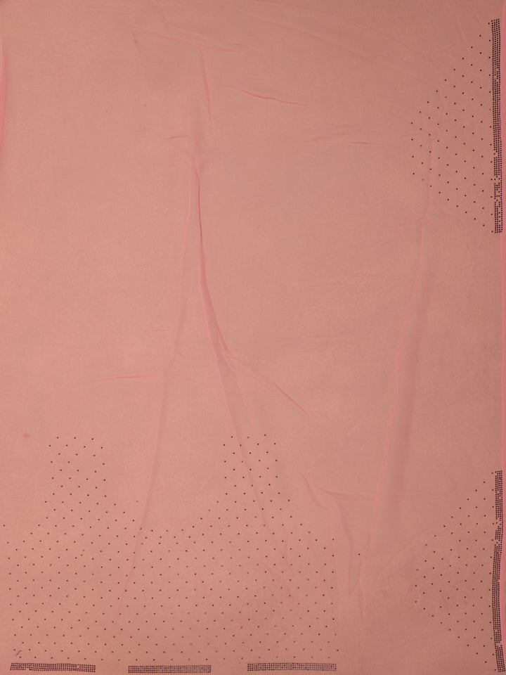 Pink Sequins Design Satin Saree - Diadem