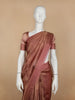Pink Stripes Designed Organza Designer Saree