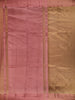 Pink Stripes Designed Organza Designer Saree