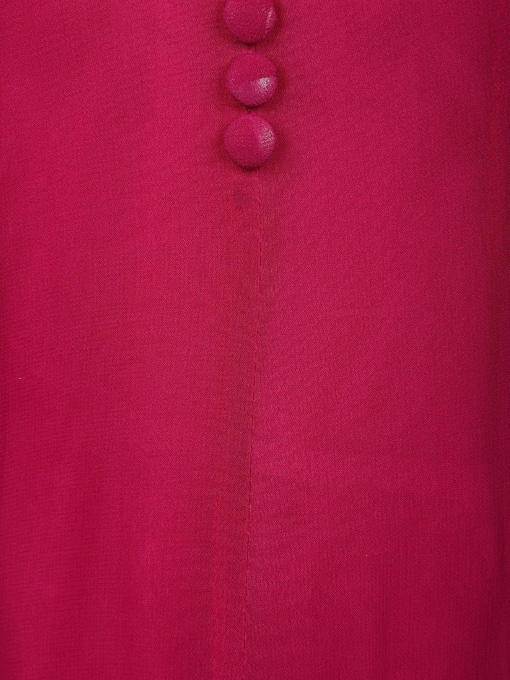 Pink panel Designed Anarkali Georgette Gown - Diadem