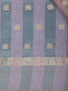 Pink and Gold Striped Design Semi Tussar Saree
