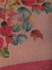 Pink floral Design Semi Tissue Saree - Diadem