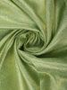 Pista Green Brocade Woven Pure Kanchipuram Silk Saree With Contrast Red Zari Border