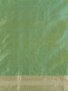 Pista Green Floral Design Banarasi Silk Saree - Diadem