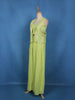Pista Green Floral Embroidered Georgette Palazzo Suit
