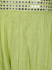 Pista Green Floral Embroidered Georgette Palazzo Suit