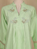 Pista Green Floral Sequins Embroidered Silk Salwar Suit