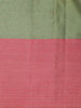 Pista Green Floral Woven Pure Kanchipuram Silk Saree With Contrast Border