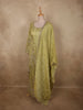 Pista Green Heavy Sequins and Beads Embroidered Design Tissue Silk Sharara Suit with Dupatta