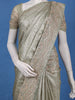 Pista Green Leaf Woven Banarasi Silk Saree