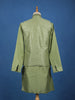Pista Green Sequin Embroidered Brocade Kurta Pyjama - Diadem