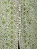 Pista Green Sequins Embroidered Design Georgette Palazzo Suit