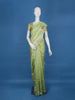 Pista Green Floral Designed Semi Silk Saree - Diadem
