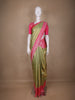 Pista Green Floral Woven Motifs Pure Kanchipuram Tissue Silk Saree - Diadem