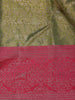 Pista Green Floral Woven Motifs Pure Kanchipuram Tissue Silk Saree - Diadem