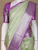 Pista Green Floral Woven Pure Kanchipuram Silk Saree - Diadem