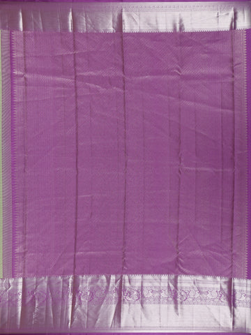 Pista Green Floral Woven Pure Kanchipuram Silk Saree - Diadem