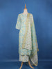 Pista Green Ikat Design Printed Cotton Salwar Suit - Diadem