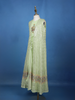 Pista Green Sequins Embroidery Net Gown - Diadem