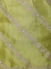 Pistachio Green Floral Design Silk Palazzo Suit