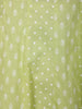 Pistachio Green Floral Printed Design Cotton Anarkali Salwar Suit with Dupatta