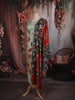 Pistachio Green Floral Vine Printed Design Cotton Straight Cut Salwar Suit with Dupatta