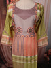 Pistachio Green Geometric Printed Design Pure Cotton Palazzo Suit with Matching Dupatta