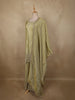 Pistachio Green Sequins and Beads Embroidered Design Tissue Silk Sharara Suit with Dupatta