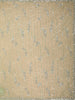 Pistachio Pastel Green Striped Sequins Embroidered Design Net Designer Saree with Designed Border