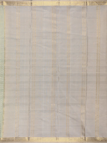 Pistachio Green Woven Zari Border Silk Saree - Diadem