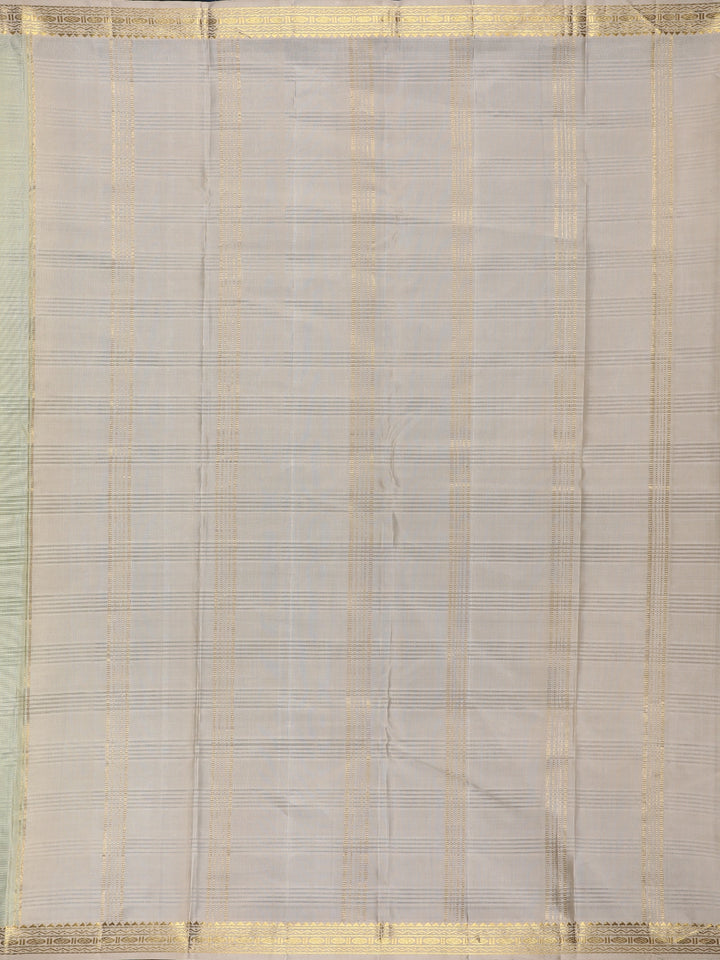 Pistachio Green Woven Zari Border Silk Saree - Diadem