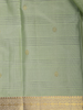 Pistachio Green Woven Zari Border Silk Saree - Diadem