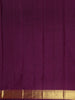Plum Purple Floral Butta Design Pure Kanchipuram Silk Saree