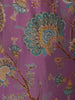 Plum Purple Floral Printed Cotton Salwar Suit - Diadem