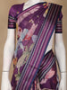 Plum Purple Floral Printed Kota Cotton Saree - Diadem