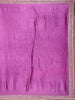 Plum Satin Saree with Designer Border