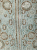 Powder Blue Abstract Beads Embroidered Design Georgette Part Wear Palazzo Suit with Choker Dupatta