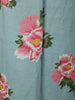 Powder Blue Floral Printed Design Cotton Straight Cut Salwar Suit with Dupatta