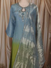 Powder Blue Floral Sequins and Beads Embroidered Design Tissue Silk Palazzo Suit with Dupatta